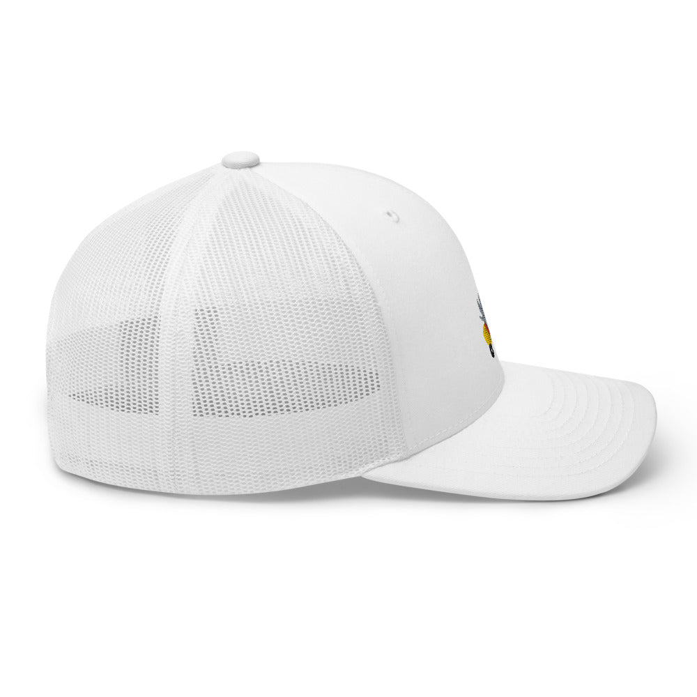 Unisex Adult Hares Ear Retro Trucker Hat | Yupoong 6606