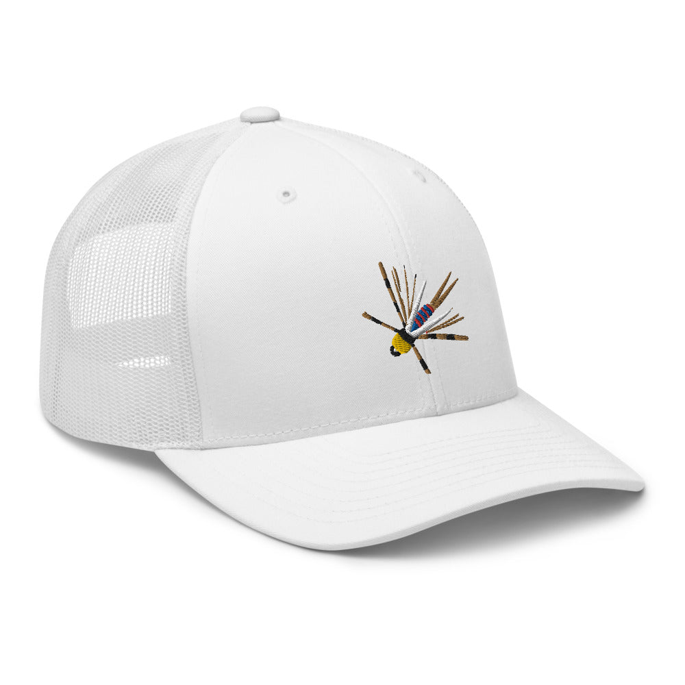 Unisex Adult Montana Prince Nymph Retro Trucker Hat | Yupoong 6606