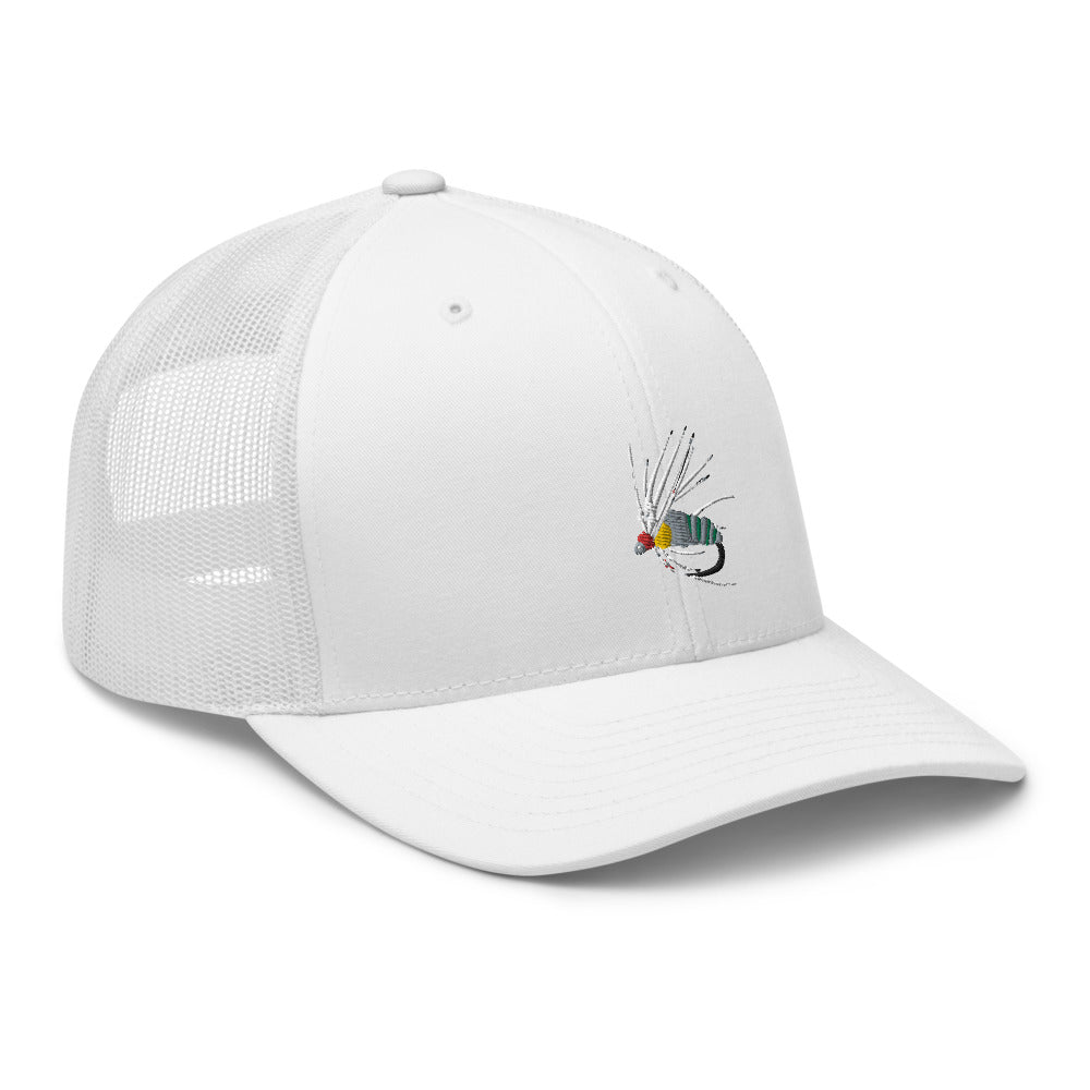 Unisex Adult Holy Grail Caddis Emerger Retro Trucker Hat | Yupoong 6606