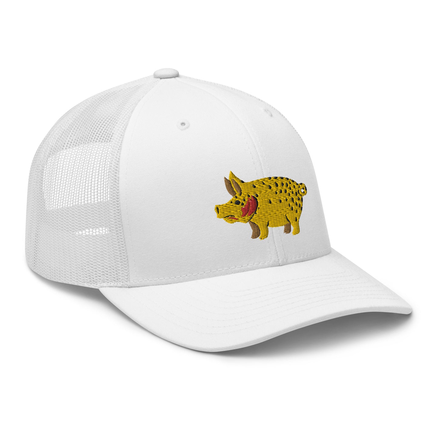 Unisex Adult Cutthroat Pig Trucker Hat | Yupoong 6606