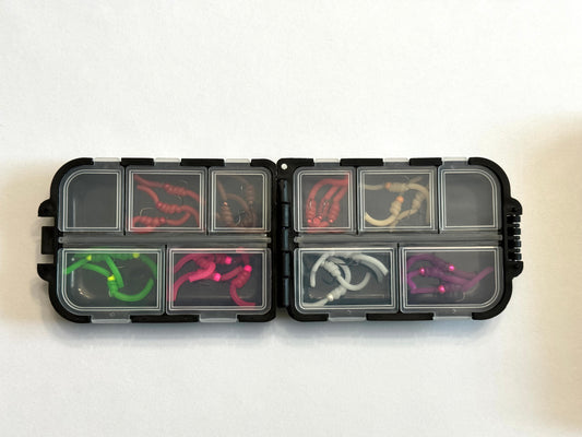 Pocket Compartment Tungsten Squirmy Fly Box #2