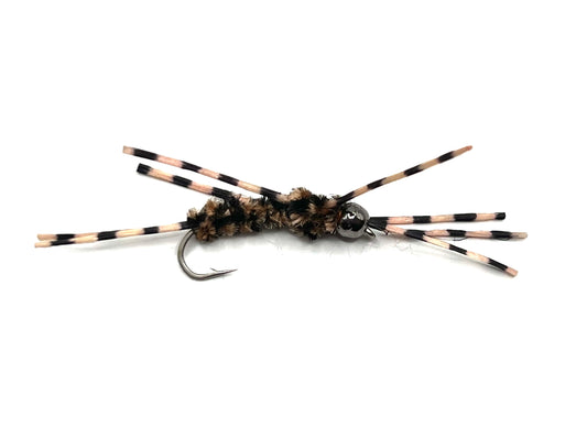 Size 10 Coffee Black and Tan Pat's Stoneflies