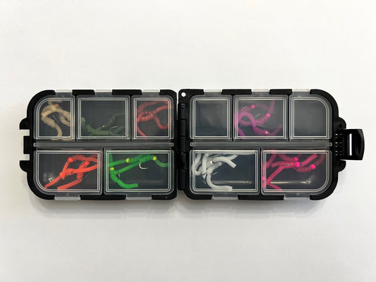 Pocket Compartment Tungsten Squirmy Fly Box #1