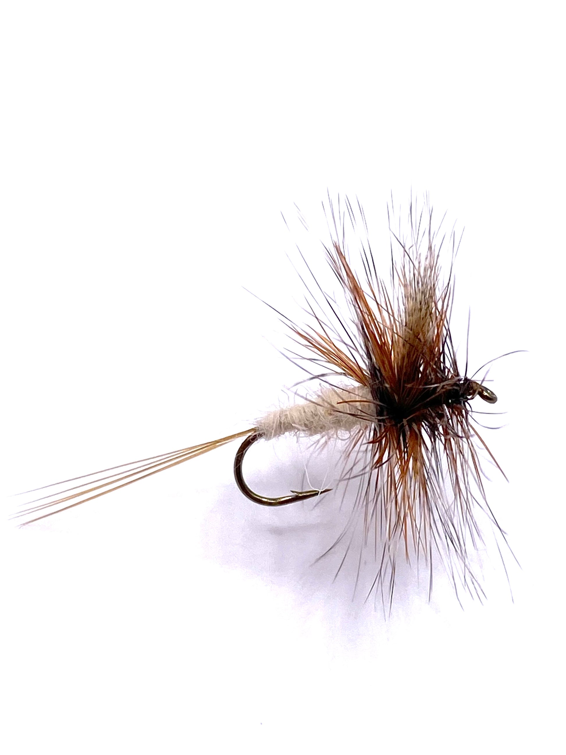 Size 10 March Brown Dry Flies