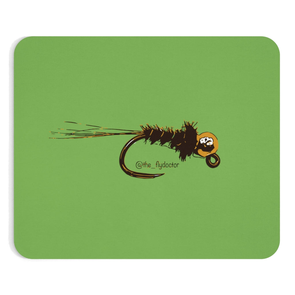 Peacock Frenchie Mouse Pad (EU)