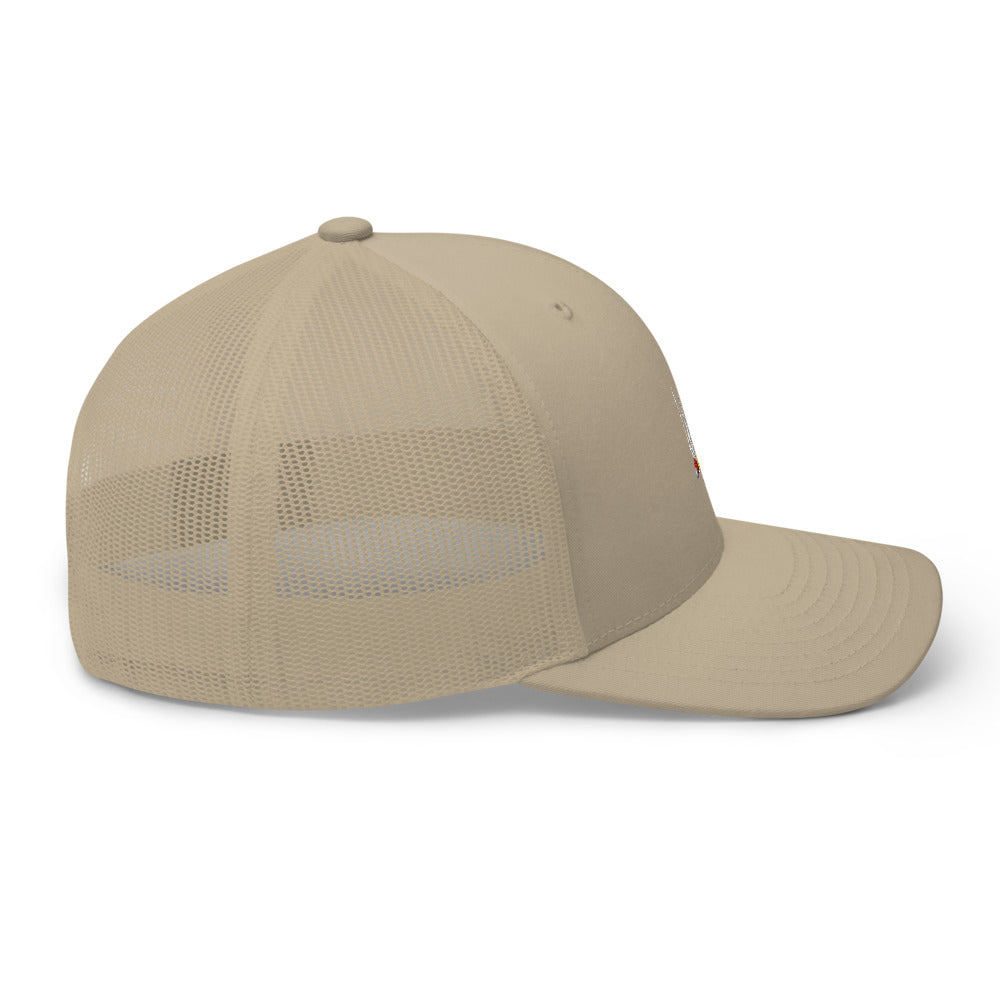 Unisex Adult Holy Grail Caddis Emerger Retro Trucker Hat | Yupoong 6606