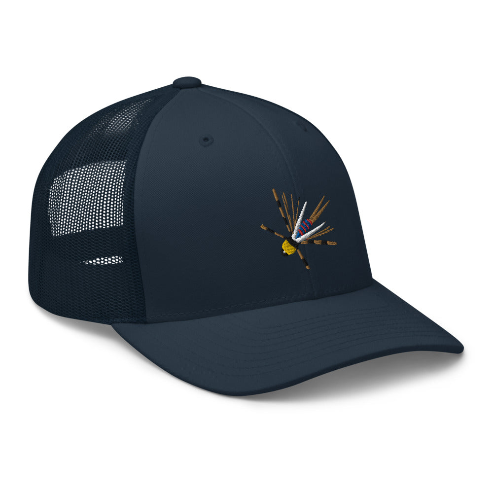 Unisex Adult Montana Prince Nymph Retro Trucker Hat | Yupoong 6606